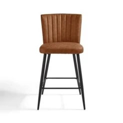 Taylor Counter Height Bar Stool, Faux Leather -Furniture Store 30908082 alt05