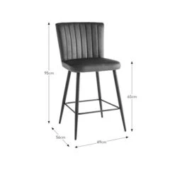 Taylor Counter Height Bar Stool, Faux Leather -Furniture Store 30908082 alt09