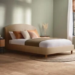 Silentnight Evana Bed Frame, Woven Fabric -Furniture Store 30908592 alt01