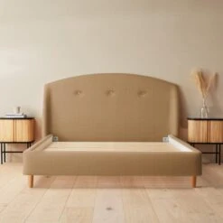 Silentnight Evana Bed Frame, Woven Fabric -Furniture Store 30908592 alt02