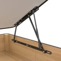 Everyday Side Opening Ottoman Bed Frame, Woven Fabric -Furniture Store 30908671 alt04