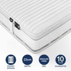 Jay-Be Firm 2000 Pocket Truecore Mattress -Furniture Store 30908803