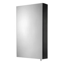 Dawley Matt Black Steel Single Door Cabinet, Matt Black -Furniture Store 30908883 alt02