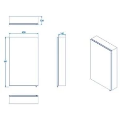 Dawley Matt Black Steel Single Door Cabinet, Matt Black -Furniture Store 30908883 alt06