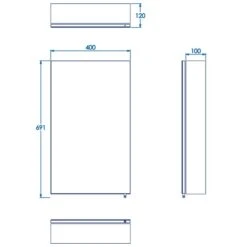 Dawley Matt Black Steel Single Door Cabinet, Matt Black -Furniture Store 30908883 alt09
