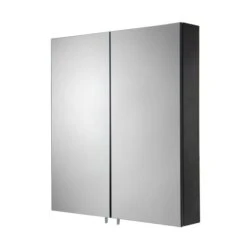 Dawley Steel Double Door Cabinet, Matt Black -Furniture Store 30908884 alt02