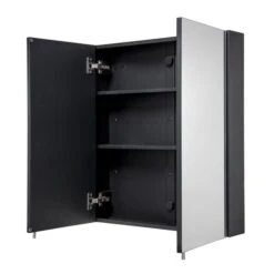 Dawley Steel Double Door Cabinet, Matt Black -Furniture Store 30908884 alt05