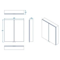 Dawley Steel Double Door Cabinet, Matt Black -Furniture Store 30908884 alt06