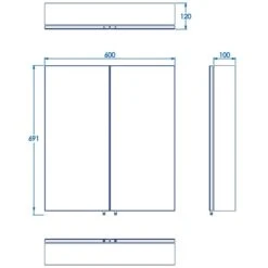 Dawley Steel Double Door Cabinet, Matt Black -Furniture Store 30908884 alt09