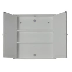 FlexiFix Ashby Wooden Double Door Cabinet, Grey -Furniture Store 30908885 alt02