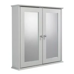 FlexiFix Ashby Wooden Double Door Cabinet, Grey -Furniture Store 30908885 alt05