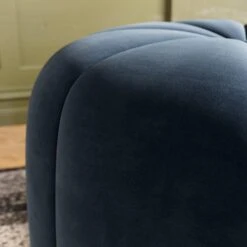 Pumpkin Velvet Footstool -Furniture Store 30909071 alt02