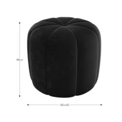 Pumpkin Velvet Footstool -Furniture Store 30909071 alt09