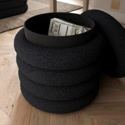 Murray Sherpa Storage Footstool -Furniture Store 30909074 alt02