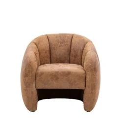 Brea Tub Chair, Leather -Furniture Store 30909110 alt04
