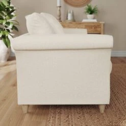 Dixie 3 Seater Sofa, Soft Texture Fabric -Furniture Store 30909163 alt01