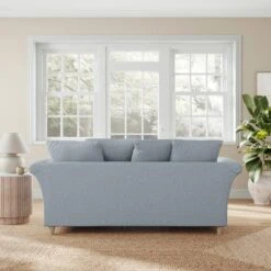 Dixie 3 Seater Sofa, Soft Texture Fabric -Furniture Store 30909168 alt02