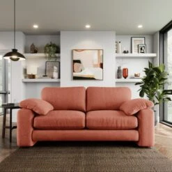 Magnus Vintage Soft Chenille 3 Seater Sofa -Furniture Store 30909922