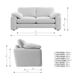 Magnus Vintage Soft Chenille 3 Seater Sofa -Furniture Store 30909927 alt09