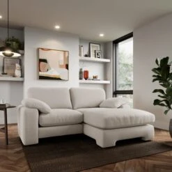 Magnus Cosy Weave Corner Chaise Sofa -Furniture Store 30909939