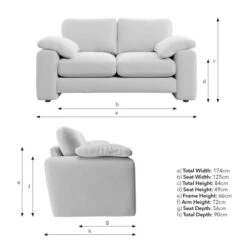 Magnus Cosy Weave 2 Seater Sofa -Furniture Store 30909941 alt09