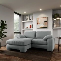 Magnus Cosy Weave Corner Chaise Sofa -Furniture Store 30909943