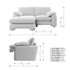 Magnus Cosy Weave Corner Chaise Sofa -Furniture Store 30909943 alt09