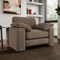 Magnus Soft Textured Chenille Snuggle Sofa -Furniture Store 30909960