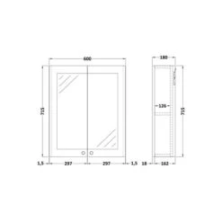 Classique Mirror Cabinet -Furniture Store 30910155 alt09