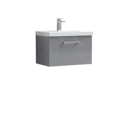Arno Wall Mounted 1 Drawer Vanity Unit With Basin -Furniture Store 30910313