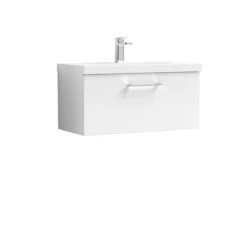 Arno Wall Mounted 1 Drawer Vanity Unit With Basin -Furniture Store 30910321