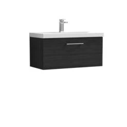 Arno Wall Mounted 1 Drawer Vanity Unit With Basin -Furniture Store 30910324