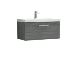 Arno Wall Mounted 1 Drawer Vanity Unit With Basin -Furniture Store 30910325