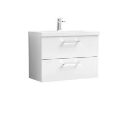 Arno Wall Mounted 2 Drawer Vanity Unit With Basin 33 Arno Wall Mounted 2 Drawer Vanity Unit With Basin -Furniture Store 30910328