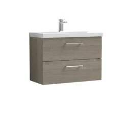 Arno Wall Mounted 2 Drawer Vanity Unit With Basin 29 Arno Wall Mounted 2 Drawer Vanity Unit With Basin -Furniture Store 30910330