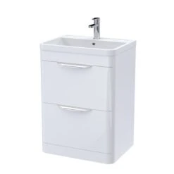 Parade Floor Standing Vanity Unit With Ceramic Basin -Furniture Store 30910341