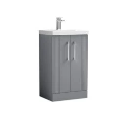 Deco Floor Standing 2 Door Vanity Unit With Basin -Furniture Store 30910400