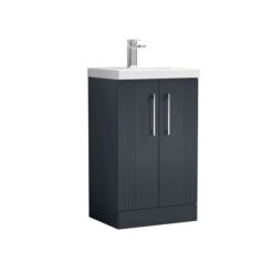 Deco Floor Standing 2 Door Vanity Unit With Basin -Furniture Store 30910402