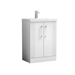 Deco Floor Standing 2 Door Vanity Unit With Basin -Furniture Store 30910404