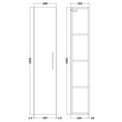 Arno Tall Storage Unit -Furniture Store 30910550 alt09