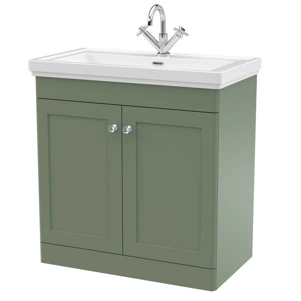 Classique Floor Standing 2 Door Vanity Unit With Basin 8 Classique Floor Standing 2 Door Vanity Unit With Basin - Image 8