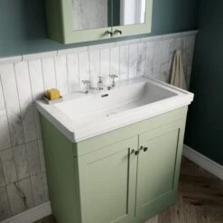 Classique Floor Standing 2 Door Vanity Unit With Basin 23 Classique Floor Standing 2 Door Vanity Unit With Basin -Furniture Store 30910613 alt04
