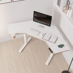Gino Corner Height Adjustable Desk -Furniture Store 30910879 alt01