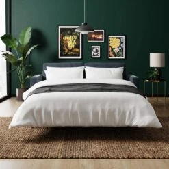 Zoe 3 Seater Double Sofa Bed, Velvet -Furniture Store 30910969