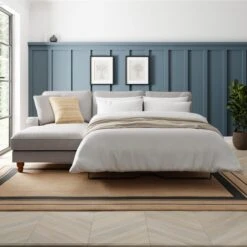 Beatrice Flatweave Corner Storage Sofa Bed -Furniture Store 30910984