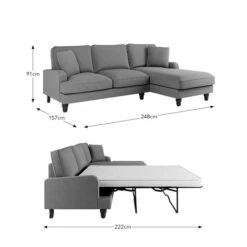 Beatrice Flatweave Corner Storage Sofa Bed -Furniture Store 30910985 alt09