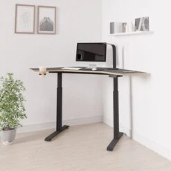 Gino Corner Height Adjustable Desk -Furniture Store 30911004 alt01