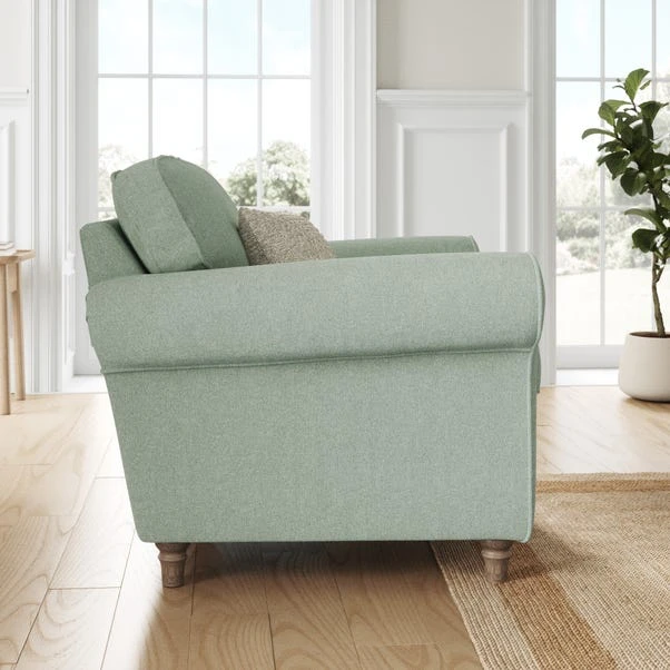 Flori Soft Chenille Armchair 2 Flori Soft Chenille Armchair - Image 2