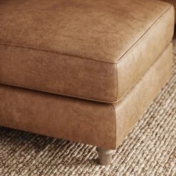 Flori Arizona Faux Leather Footstool -Furniture Store 30911099 alt02