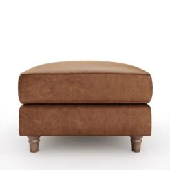 Flori Arizona Faux Leather Footstool -Furniture Store 30911099 alt05